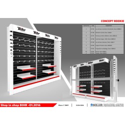 Expositor BIHR  shop-in-shop - Configuración Rookie