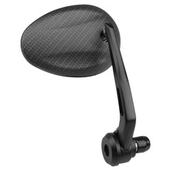 Retrovisor ambos lados universal V PARTS al puño ovalado carbon look