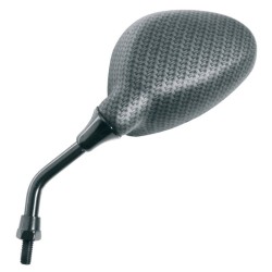 Juego de retrovisores universales V PARTS M8 rosca derecha carbon look M2