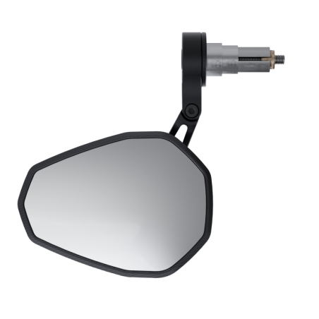 HIGHSIDER Ventura-RS Evo-Short Handlebar End Mirror, Black