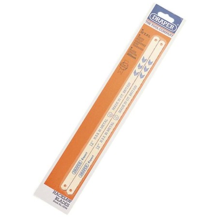 Hojas de sierra bimetal para arco de sierra metales DRAPER 2uds x 300mm