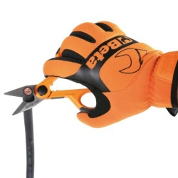 Tijeras de electricista BETA, hojas rectas de acero inoxidable con microdentado, ranura cortacables 2