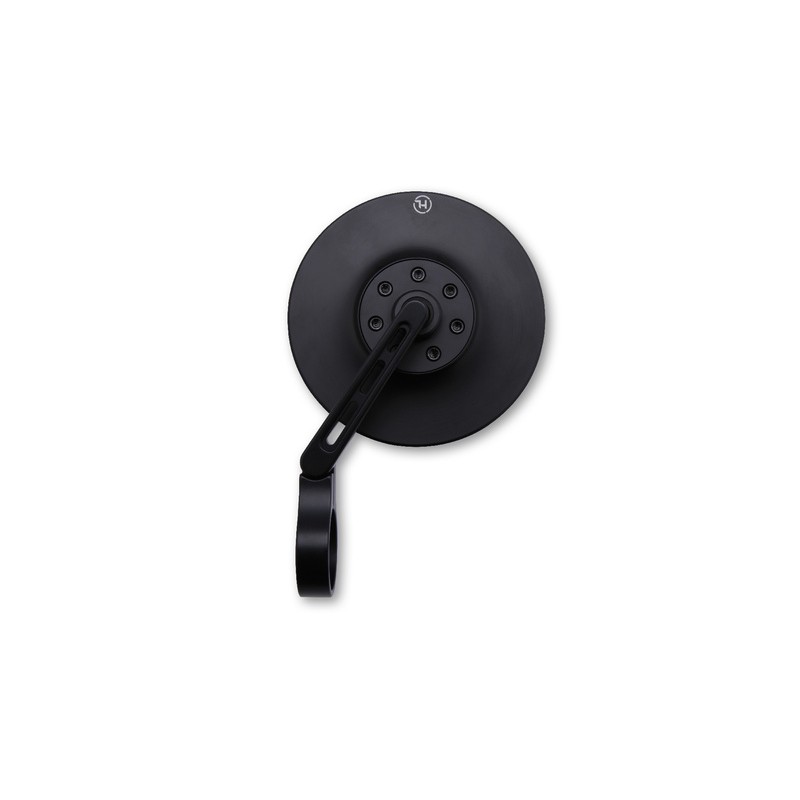 Retrovisor de manillar HIGHSIDER Conero 2 Black Edition (corto)