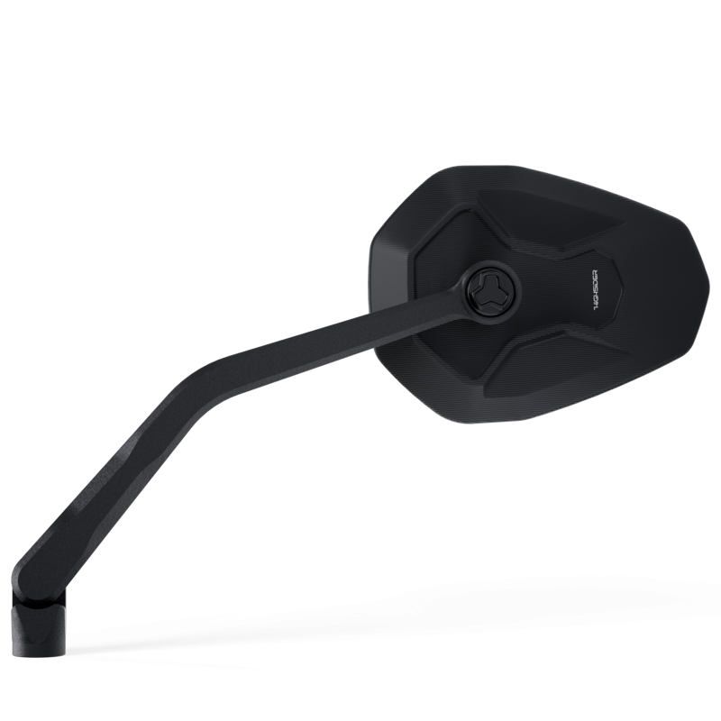 HIGHSIDER Ventura-RS Mirror, Black, E-marked, Pair