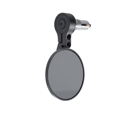 HIGHSIDER Conero-XS Evo Short Handlebar End Mirror, Black