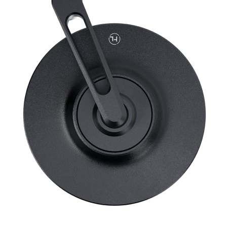 HIGHSIDER Conero-XS Evo Short Handlebar End Mirror, Black