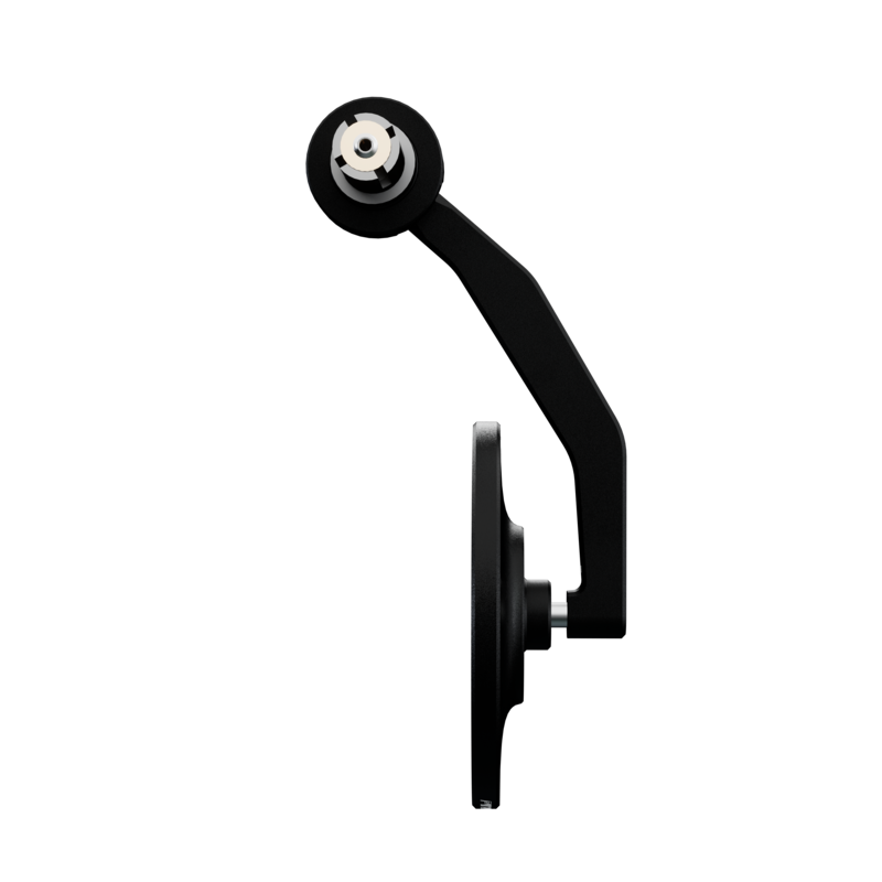 HIGHSIDER Conero Black Edition Bar End Mirror W. Led Indicator