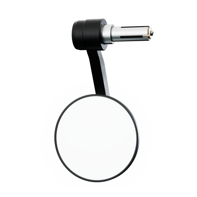 HIGHSIDER Conero Black Edition Bar End Mirror W. Led Indicator