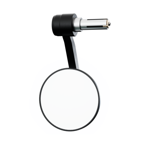 HIGHSIDER Conero Black Edition Bar End Mirror W. Led Indicator
