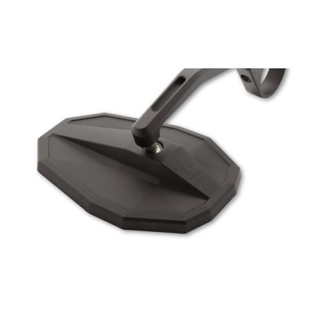 HIGHSIDER smart STRAIGHT handlebar end mirror, long