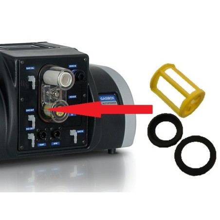 Filtro tubular con red y junta para TEXA GASBOX