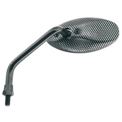 Retrovisor izquierdo universal V PARTS M8 Gota de agua carbon look brillo