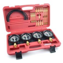 Kit sincronizador para motores 2-4 carburadores, test bomba de gasolina y transmisión BUZZETTI