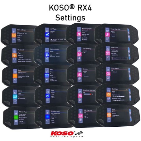 Marcador universal multifunción KOSO RX-4 Unlimited