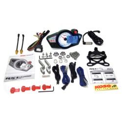 Marcador universal KOSO RX1N GP Style (blanco / azul) BA011220 2