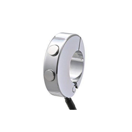 Botonera DAYTONA CNC 2 botones para velocímetro Velona - Cromo