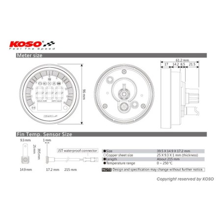 Marcador KOSO DL-04 - BMW R Nine T