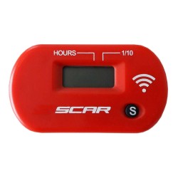 Cuenta horas inalambrico SCAR rojo SWHMR