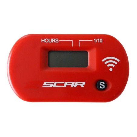 Cuenta horas inalambrico SCAR rojo SWHMR