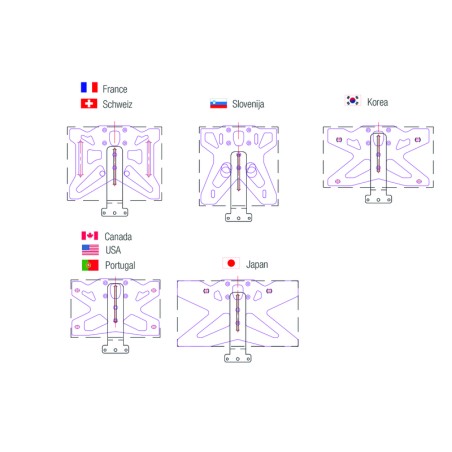 Reflector de soporte vertical BIHR