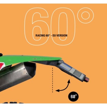 Portamatrículas con piloto LED RACETECH Integra Racing 60º