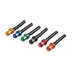 Válvula tapón depósito de gasolina RFX Race - Manguito corto con tapón de 1 vía (Negro)