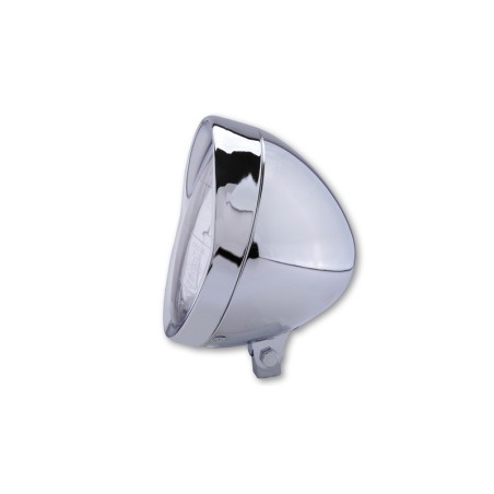 HIGHSIDER smart 6 1/2 Cruiser chrome headlight with shade