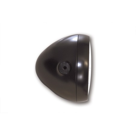 HIGHSIDER smart Headlight, 6 1/2 metal housing black satin finished, with parking light