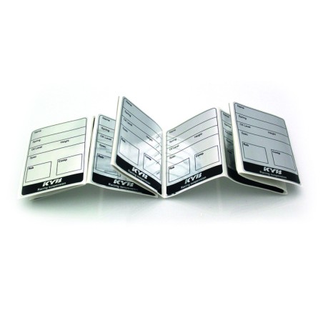 Etiquetas de mantenimiento KYB, paquete 10 PACK