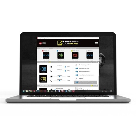 Kit de faro auxiliar LED DENALI S4 con controlador CANsmart™ GEN II