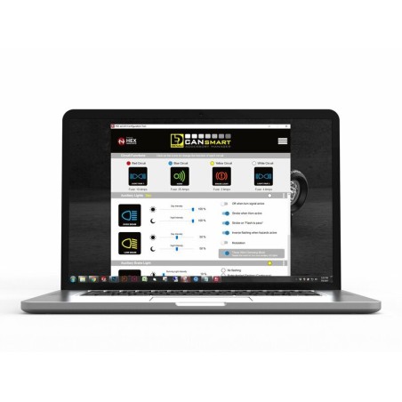 Kit de faro auxiliar LED DENALI DM con controlador CANsmart™ GEN II