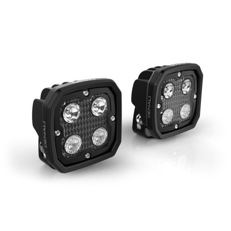 Kit de faro auxiliar LED DENALI D4 con cableado premium - Universal