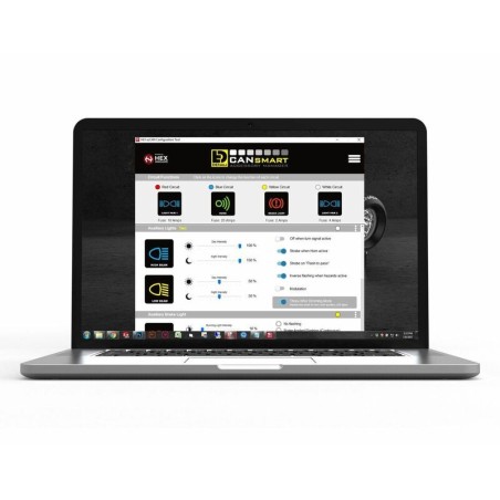 Kit de faro auxiliar LED DENALI D2 con controlador CANsmart™ GEN II