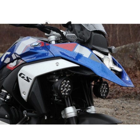 Kit de faro auxiliar LED DENALI D7 LED 10W con controlador CANsmart™ GEN II y soporte