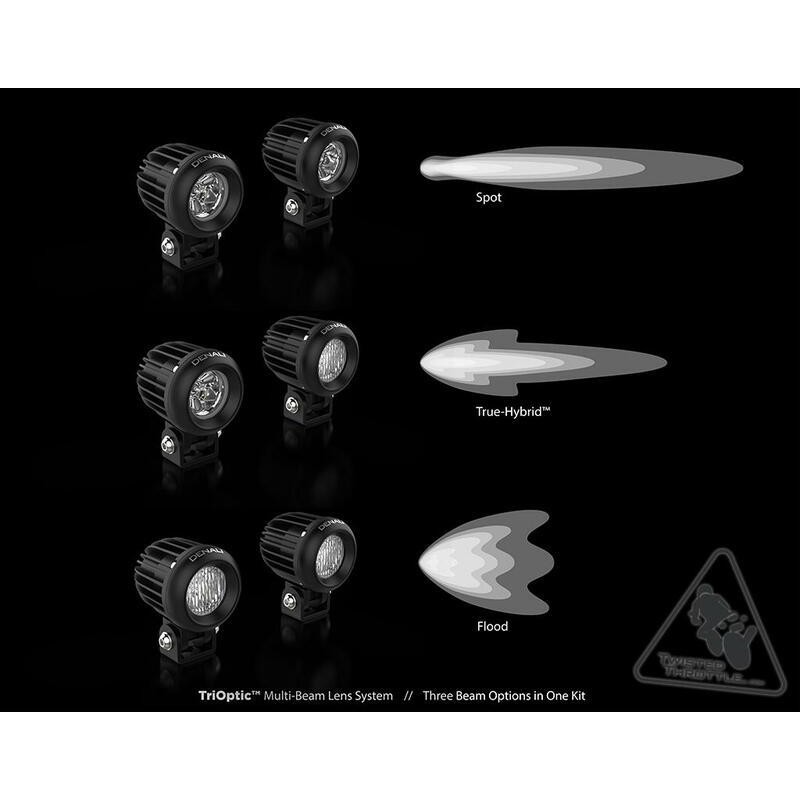 Kit de faro auxiliar LED DENALI D2 con controlador CANsmart™ GEN II