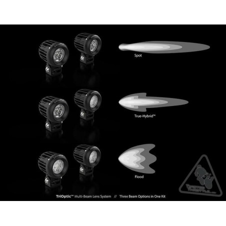 Kit de faro auxiliar LED DENALI D2 con controlador CANsmart™ GEN II