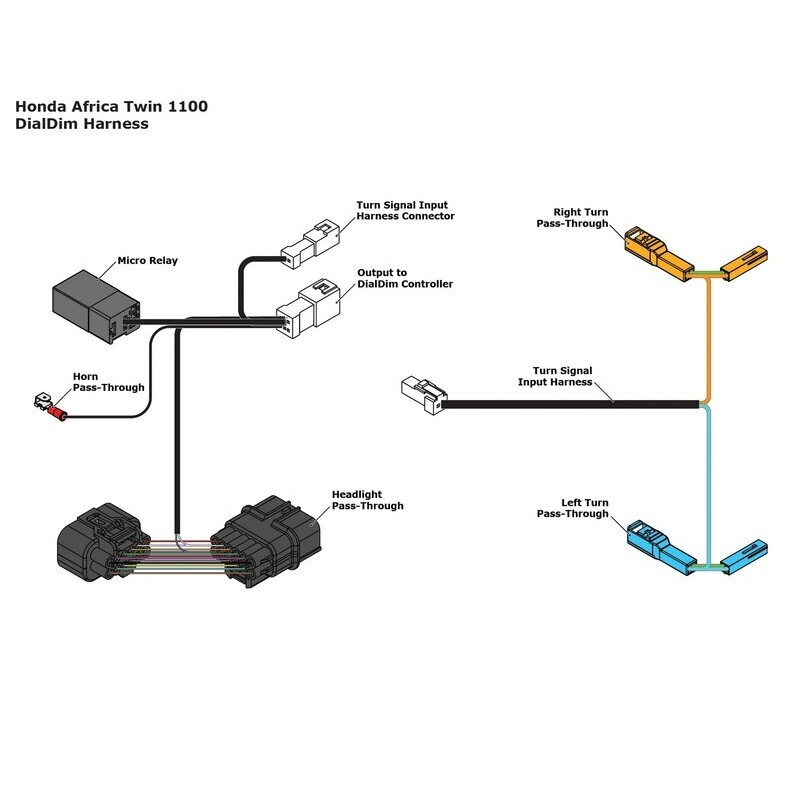 Kit de faro auxiliar LED DENALI D2 con cableado y controlador DialDim™