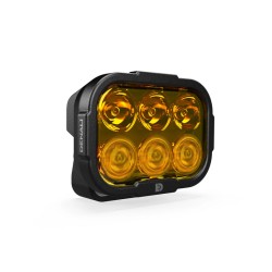 Luz de carretera DENALI DL6 Hybrid Driving - Lente ámbar