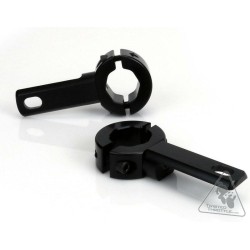 Soporte al chasis/defensas para luces Denali Ø21-29mm Color negro