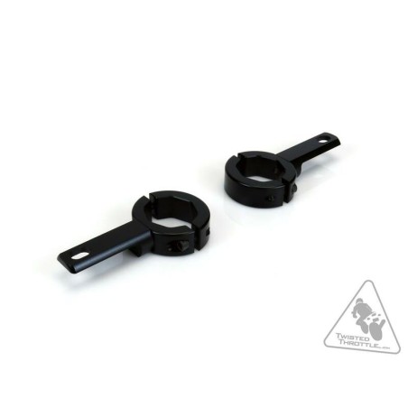 Soporte al chasis/defensas para luces Denali Ø32-38mm Color negro