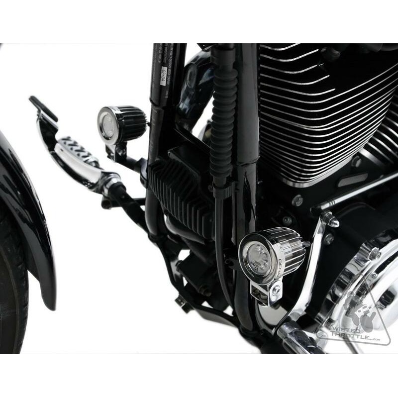 Soporte al chasis/defensas para luces Denali Ø32-38mm Color negro