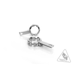 Soporte a la horquilla para luces Denali Ø39-49mm Color Cromado 2