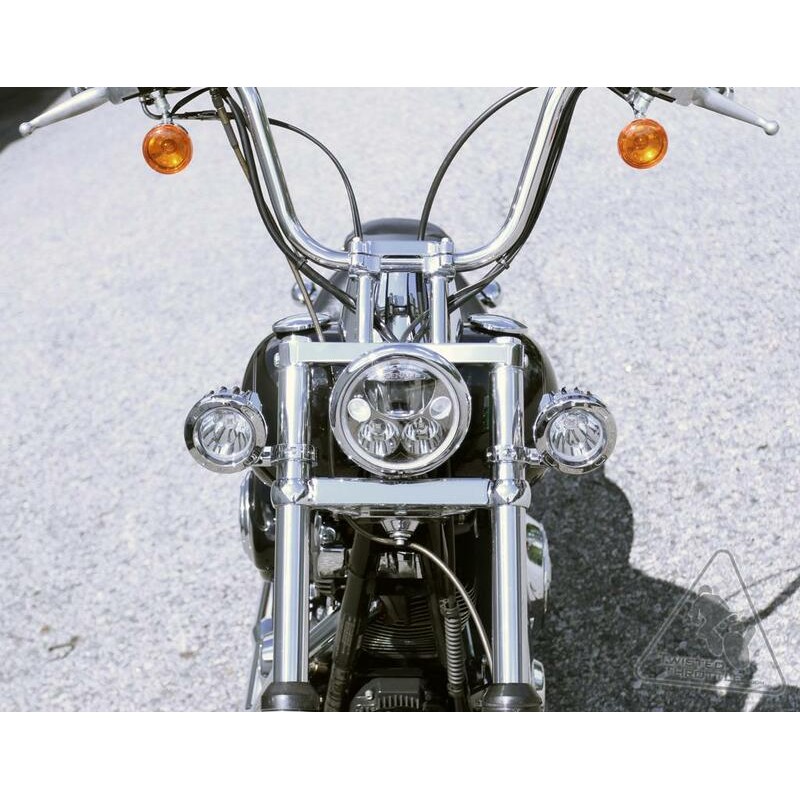 Soporte a la horquilla para luces Denali Ø39-49mm Color Cromado