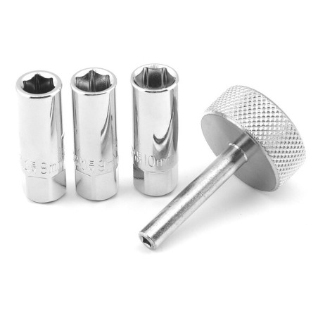 Herramienta de ajuste de válvulas para motores 4T con guías hexágono es 8,9,10 mm BUZZETTI