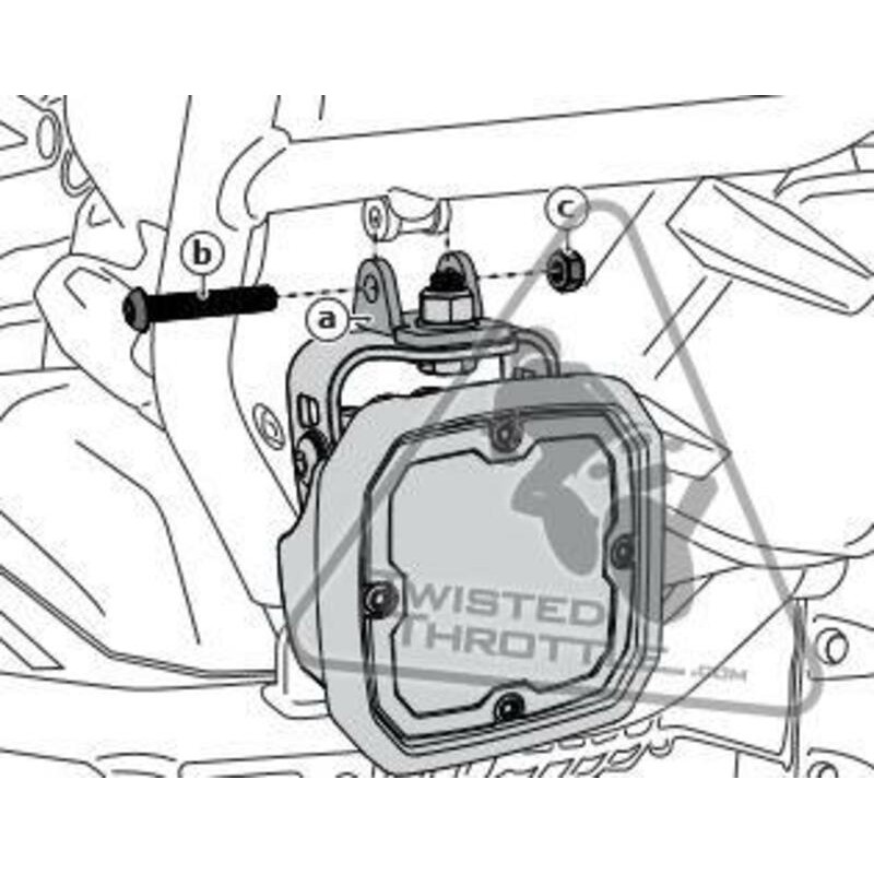 Soporte de luces Denali para defensas BMW