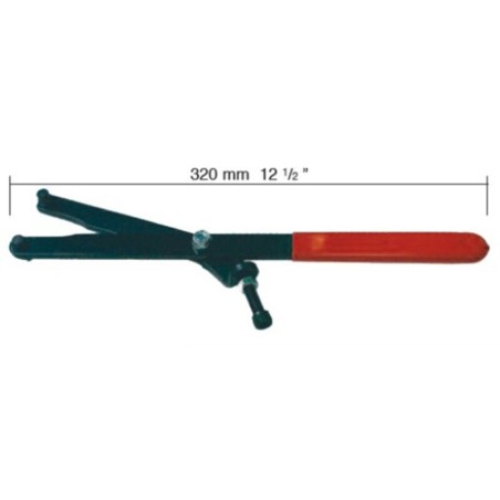 Herramienta universal para bloquear volante y poleas con pins 5/9mm apertura 50-140 BUZZETTI