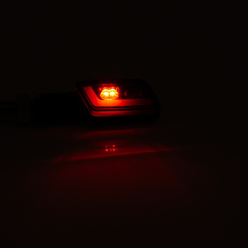 HIGHSIDER smart Led Taillight/Indicator FORMULA-TS, Black, Smoke, Pair