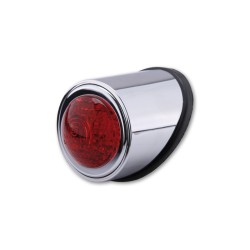 HIGHSIDER smart LED taillight OLD SCHOOL TYP1, chrome, red glass, E-approved