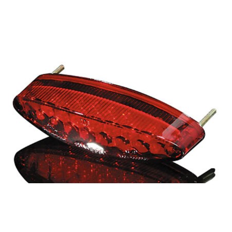 HIGHSIDER smart NUMBER1 LED mini taillight, with license plate light, red glass