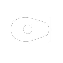 HIGHSIDER smart Mounting plates INDY SPACER for various YAHMAHA, Set 2
